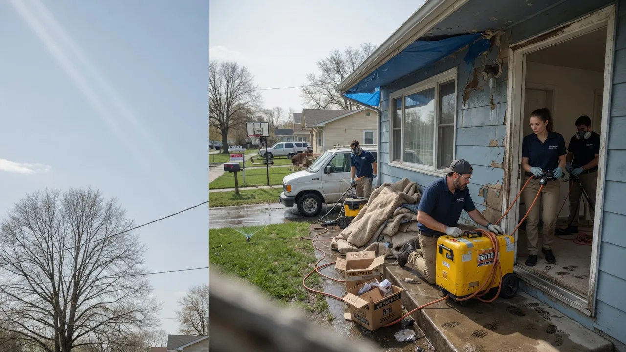 Basement Flood Cleanup in Varysburg, NY near me
